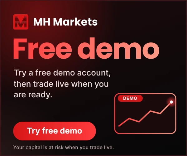 Advertisement: MH Markets, try a free demo account, then go live. Your capital is at risk when you trade live.